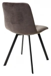 Стул CHILLI-Q SQUARE графит #14, велюр / черный каркас, 4 шт./1 к