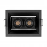 Светильник встраиваемый LED MS-ORIENT-BUILT-TURN-TC-S67x90-5W Day4000 (BK-BK, 30 deg, 230V) (Arlight, IP20 Металл) 037207