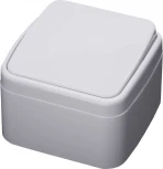 Выключатель одноклавишный (белый) Stekker Basic 39031