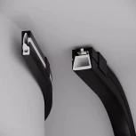 Силиконовый профиль WPH-FLEX-0616-SIDE-S9-5m FULL BLACK (Arlight, Силикон) 045842