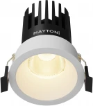 Встраиваемый светильник Maytoni Dip DL117-15W-2.7K-W (LED, 220V, круглые)