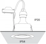 Встраиваемый точечный светильник Nowodvorski Charlie 8366 (220V, IP54)