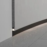 Профиль PLINTUS-FANTOM-BENT-H20-SIDE-2000 BLACK (Arlight, Алюминий) 043673