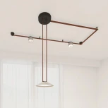 Комплект ременной трековой системы Denkirs Belty Set DK55SET02-01-BR (LED, 48V)