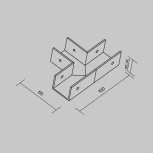 Соединитель T-образный для профиля черный Maytoni Elasity IP O-TR001-TC