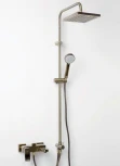 Смеситель Wasserkraft Exter 1601 для ванны с душем, светлая бронза
