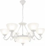Подвесная люстра Arte Milano AM340518 340518/6-3 WT+SL (220V, на цепи)