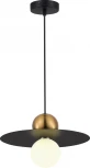 Подвесной светильник Evoluce Rizz SLE1257-433-01 Черный/Черный, Бронзовый G9 1*5W 4000K