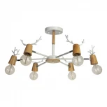 Потолочная люстра на штанге Loft IT Sven 10024/6 White (220V, рога)