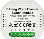 Wi-Fi реле диммер двухканальное Aployt Magnetic track 220 APL.0195.01.02