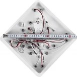 Потолочная люстра светодиодная Natali Kovaltseva Damask LED LAMPS 81170 с пультом ДУ, моб. приложением 240W, белый, LED (регулировка яркости, 220V)