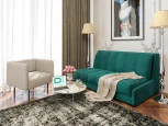 Кровать-диван прямой изумрудный, 160 D1 Венеция AAA41323002 Premier 19