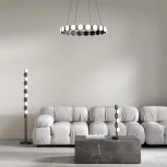 Торшер Eurosvet Tapioca 90332/12 черный (LED, 220V, выключатель)