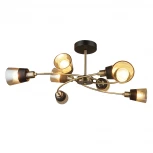 Потолочная люстра Imex MD.4045-8-S AB+BK