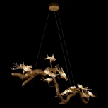 Подвесной светильник Loft It Voa 10378/1500P (LED, 220V, на тросе, ветки, птички)