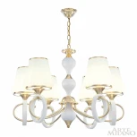 Подвесная люстра Arte Milano Florentia-2387 302387/6 Wh/Gd (220V, на цепи)