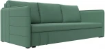 Диван прямой Слим (Зеленый/Рогожка) Лига Диванов арт.121146