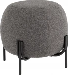 Пуф Флик букле тёмно-серый УТ000036756