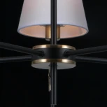 Потолочная люстра на штанге ILLUMICO IL0185-5CSQ-24 BK AB CASTOR