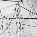 Подвесная люстра светодиодная хрустальная с пультом с регулировкой цветовой температуры Modelux MODELUX ML.5603.1000P CH