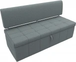 Диван кухонный прямой Стоун (Серый/Рогожка) Лига Диванов арт.122478