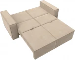 Диван прямой Куба мини (Бежевый/Велюр) Лига Диванов арт.121871