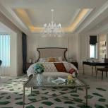 Подвесная люстра Arte Milano AM349920 349920/10 WT (220V, подвески, на цепи, подсвечник, свеча)