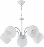 Подвесная люстра Arte Milano Amalfi-5010 335010/5 WT+SL (220V, на цепи)