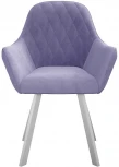 Стул 240 поворотный, Z23 лаванда, ножки белые Dikline 00-00062361