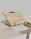 Стол обеденный Stool Group Детройт раскладной 120-160*80 бежевый УТ000017036