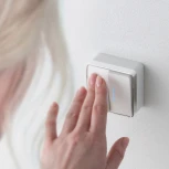 Выключатель двухклавишный с подсветкой Gallant (белый) Werkel W5020101 (a051586)