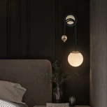 Бра Arte Milano Neapol-73808 274307/1B BK/GD (220V, шар)