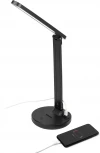 Офисная настольная лампа светодиодная складываемая с USB-портом регулировкой цветовой температуры и яркости зарядка от USB ЭРА NLED-511-6W-BK (сенсорный выключатель)