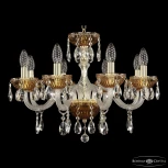 Подвесная люстра Bohemia 5417 5417/8/195 G Amber/M-1G