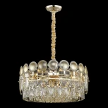 Подвесная люстра Wertmark Clementia WE116.11.303 (220V, хрусталь, на цепи, круглые)