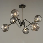 Потолочная люстра на штанге Reluce 04898-0.3-06 COFFEE+FGD (220V)