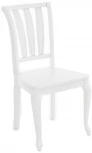 Стул Кабриоль Жесткий, Белый, Аврора