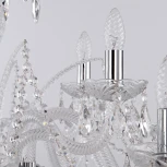 Подвесная люстра Bohemia 105 105/10+5/300 Ni (220V, подвески, на цепи, подсвечник, свеча)