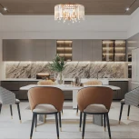 Потолочная люстра хрустальная на штанге Arte Milano Sorrento-2509 372509/6/500 GD (220V)