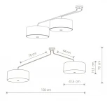 Потолочная люстра Nowodvorski Hawk 8843