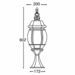 Наземный фонарь Oasis Light 83404L W (220V, IP44)