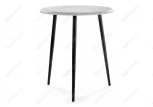 Журнальный столик Абелия бетон белый / черный матовый