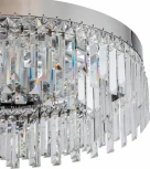 Потолочный светильник круглый Indigo LACRIMA V000404 (220V, хрусталь, круглые)