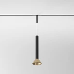 Трековый светильник магнитный Elektrostandard Mini Magnetic 85164/01 3W 3000K (черный/латунь) (LED, 24V, круглые)