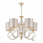 Подвесная люстра Arte Milano Florentia-1237 301237/5 Wh/Gd (220V, на цепи)