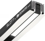 Профиль-трек Denkirs Smart Slott TR2014-BK, для натяжных потолков, 2 м, алюминий, черный (220V)