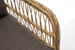 "Цесена" кресло плетеное из искусственного ротанга, цвет соломенный 4SIS арт.УТ-00006747