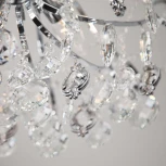 Подвесная люстра Eurosvet Crystal 10080/6 хром / прозрачный хрусталь