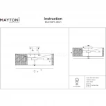 Потолочная люстра Maytoni Gelid MOD184PL-06CH