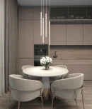 Подвесной светильник Denkirs Glingor DK4304-WH (LED, 220V, на проводе, круглые)